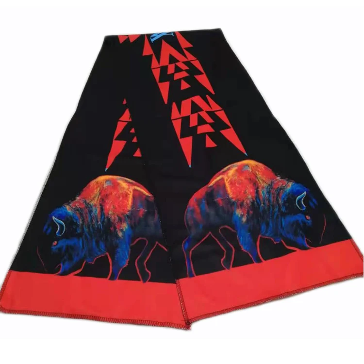 Factory  High Quality Custom printing  Soft velvet felt Cashmere  Best Price Scarves  big  size Shawl scarfs