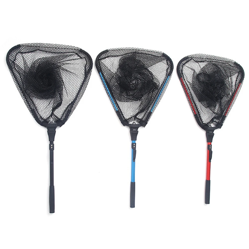 Manufacturer 78cm Free Expansion Consolidated  Fish net Portable Fishing Net  Nylon Fiber Hand Fishing Nets