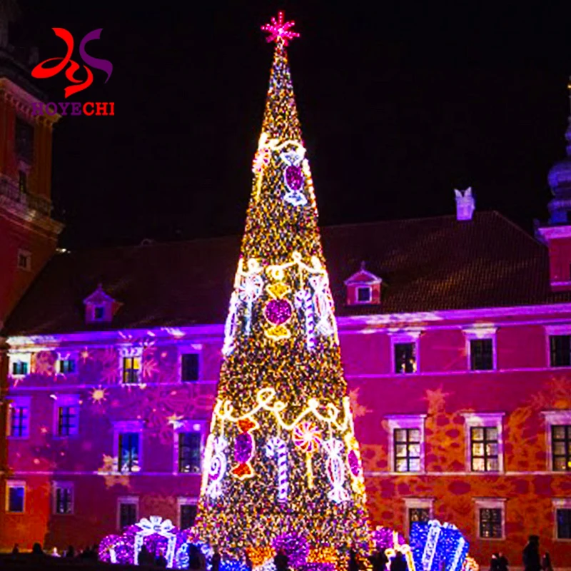 high grade 12ft 14ft 15ft 20ft 30ft outdoor prelit large luxury christmas tree for hotel shopping mall