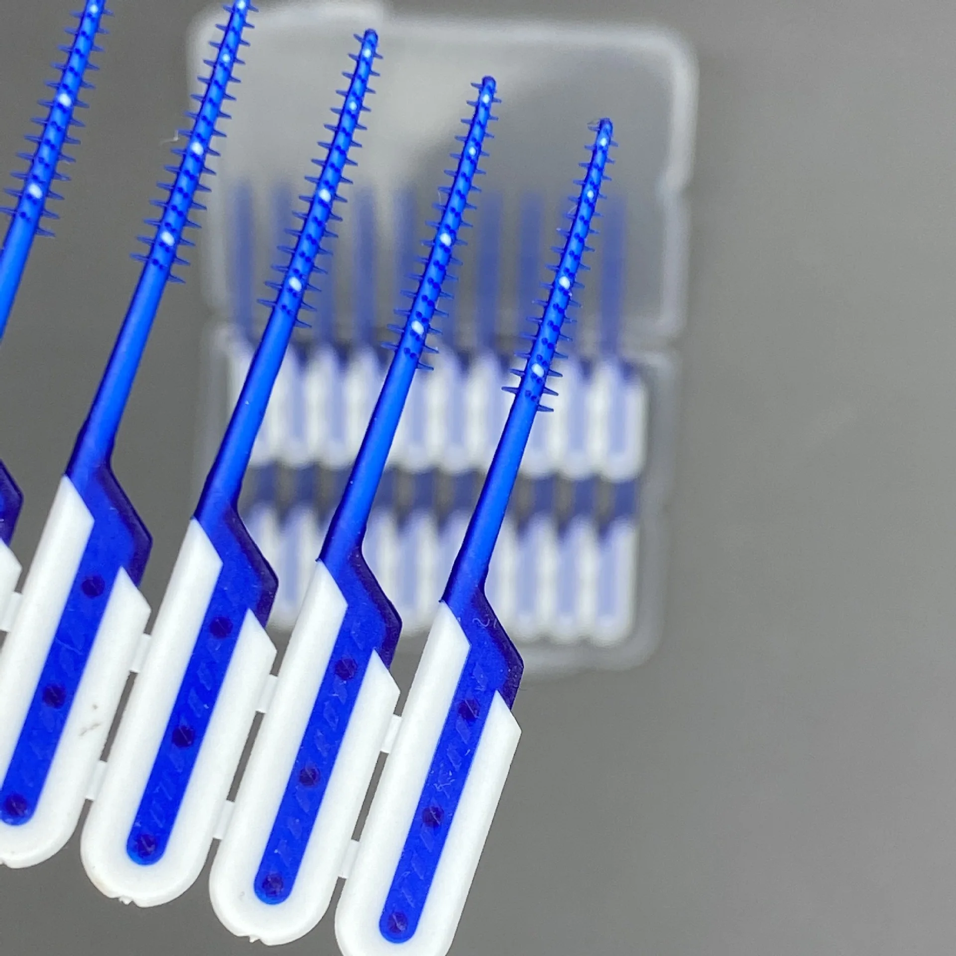 20pcs/set Mini Size Portable Adult  Dental Oral Care Disposable Silicone Orthodontic Toothbrushes Interdental Brush