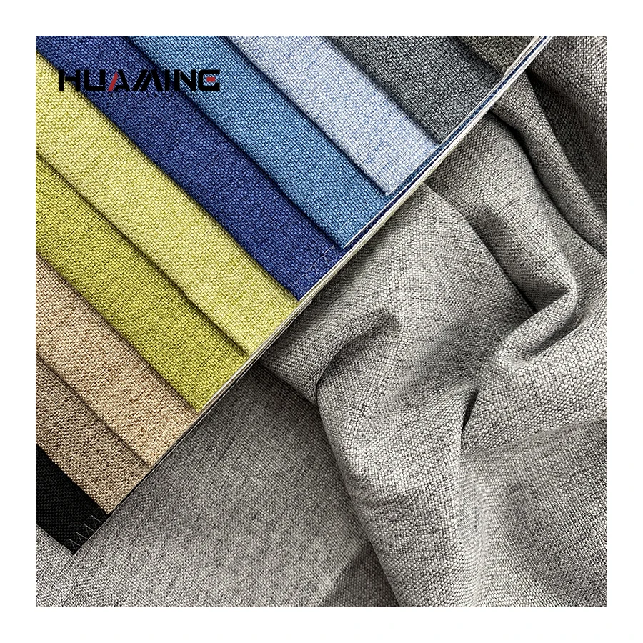 Professional Manufacturer Supplier High Quality Linen Look Fabric Home Textile Fabric