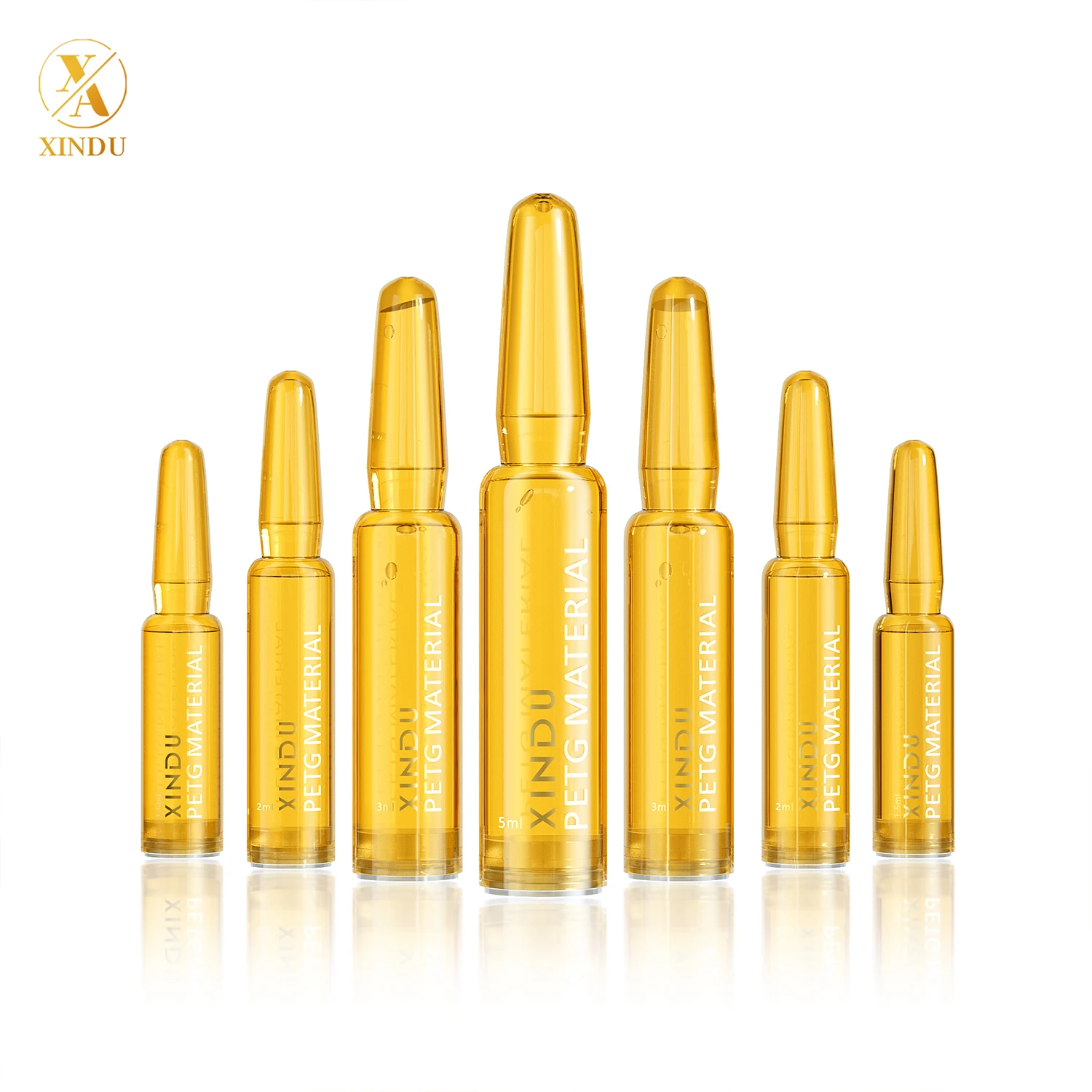 High Quality Sterile PETG Ampoule Custom 1.5 ml 2 ml PP Plastic Screen Printing Ampoule Bottle