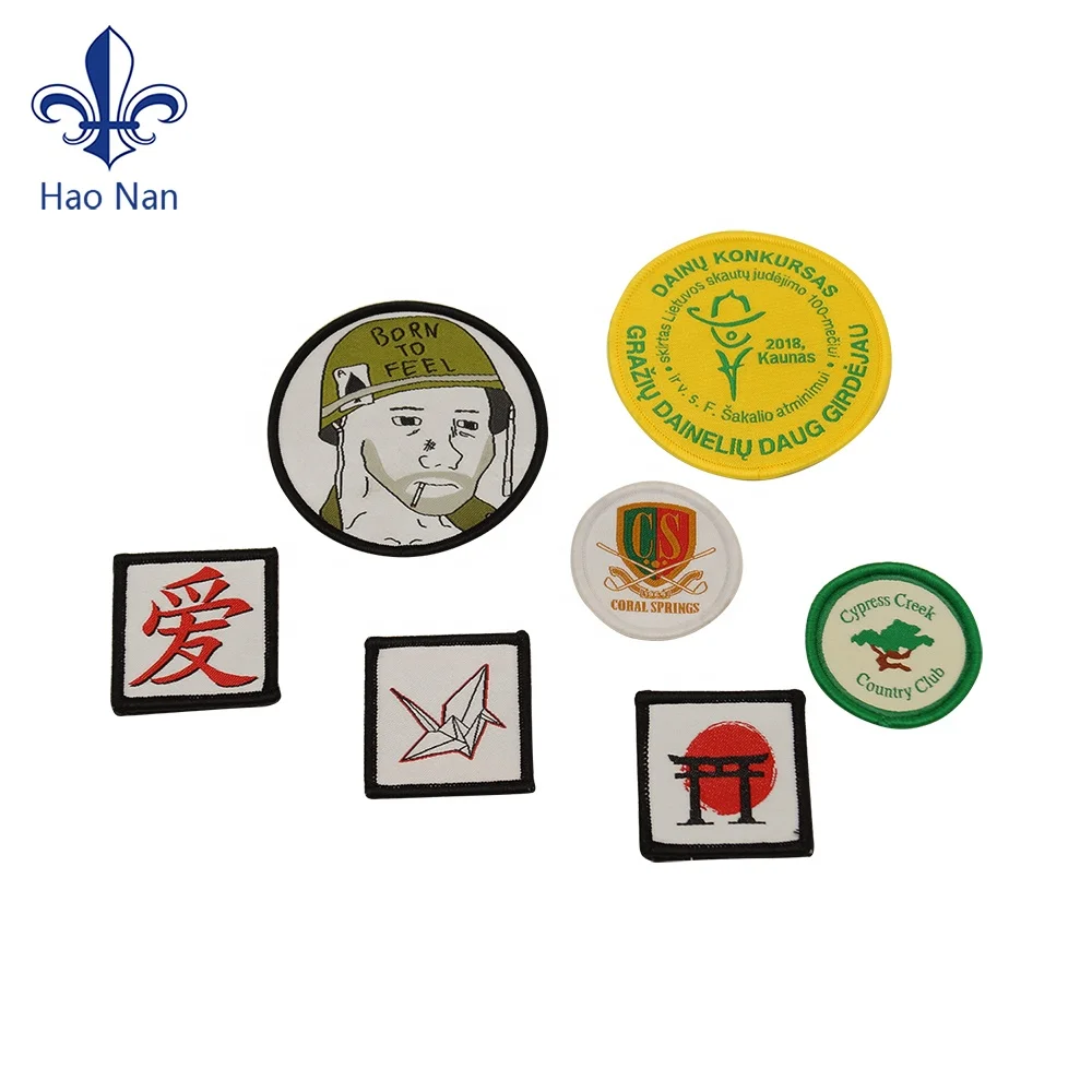 Тканые и вышитые нашивки, пользовательские этикетки для одежды