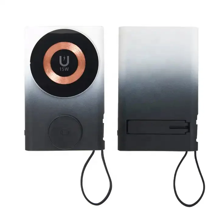 Gradient Color New Style Magnet Power Bank 10000mAh Wireless Charger Magnetic Power bank For iphone Smart Watch