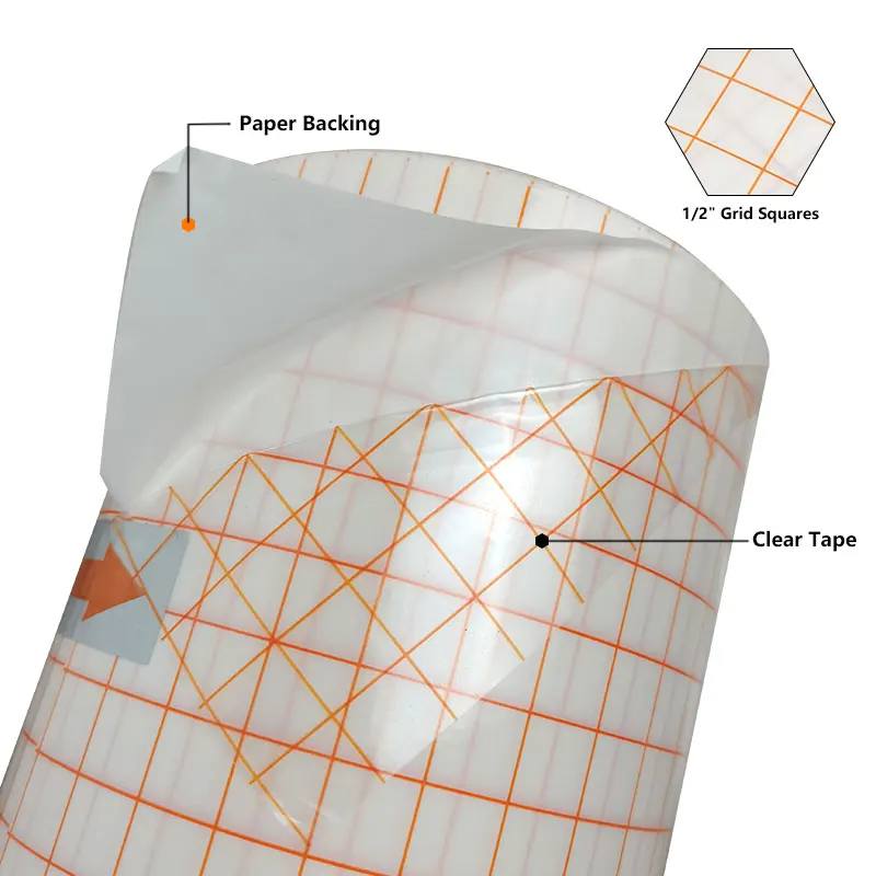 Shunaimei Wholesale Letters Pattern Graphic Design Sign Film Transfer Tape Self Adhesive Application Vinyl Advertising