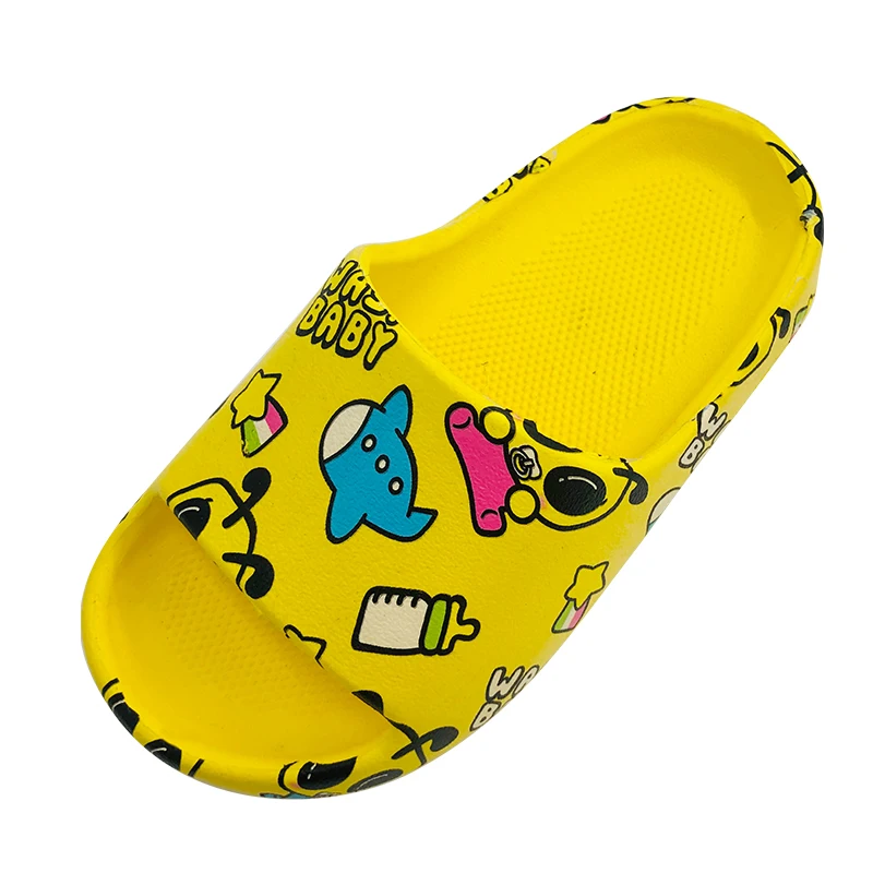 2021 Newest little baby boy best designer cartoon slides slippers for kids