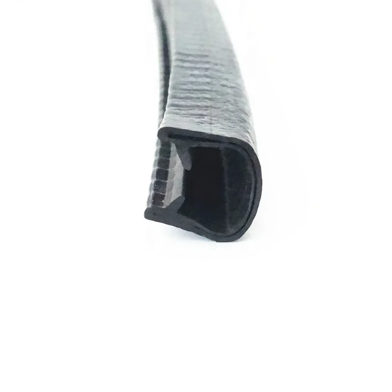 custom PVC U Shaped car door protection rubber strip sealing for Door and Window