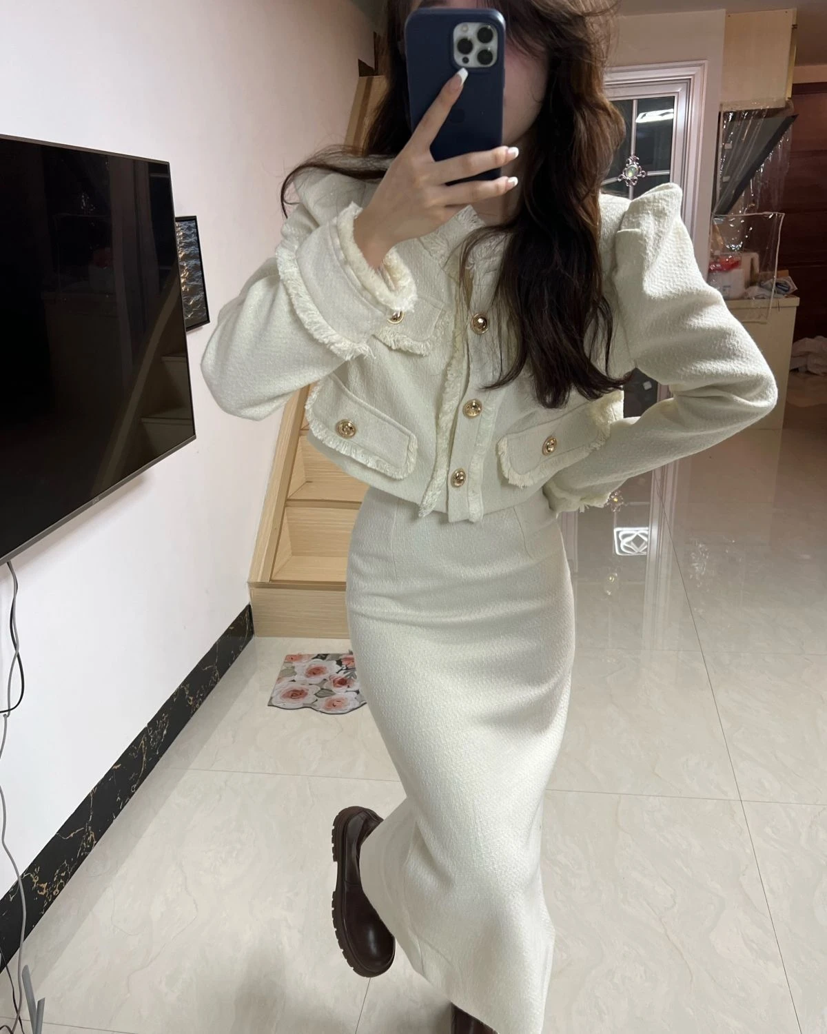 11310-68-stock Woman Clothes Manufacturer Wholesale Fashion Apparel Elegant Vintage Lady Floral Evening Casual Dresses