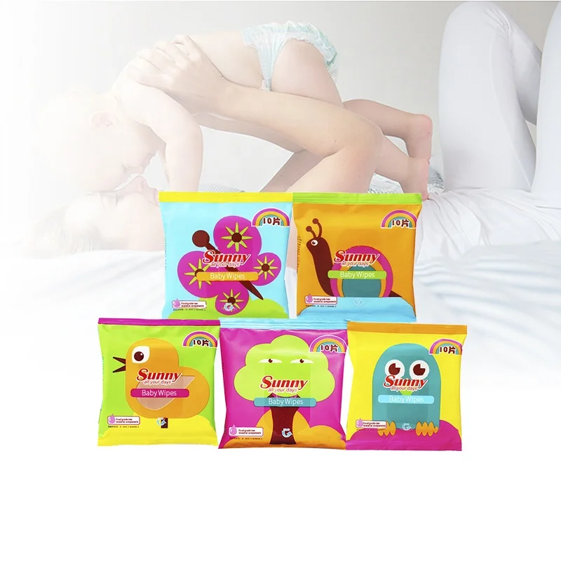 Custom Brand Label Raw Material Baby Wipes Fruit Flavored Wipe Fiber Pack For Thailand Taiwan Perfumed Wet