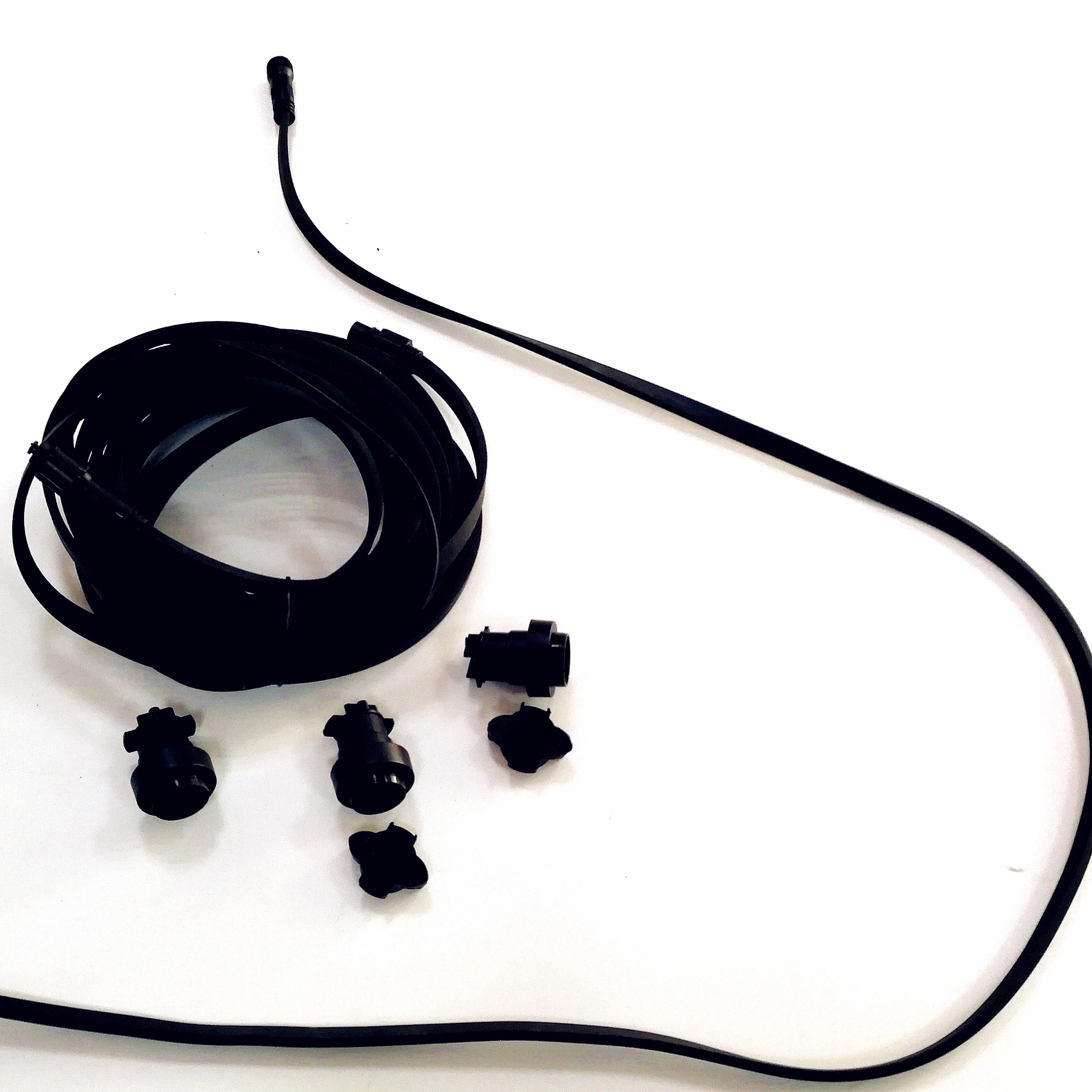 Custom led belt string light wire,e27 socket separate lamp holder festoon extension cable