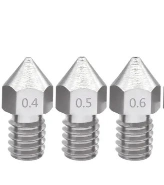 3d Printer nozzle v6 customization ED3 0.15 0.2 0.3mm Superior Tungsten Carbide Standard Designcemented carbide nozzle