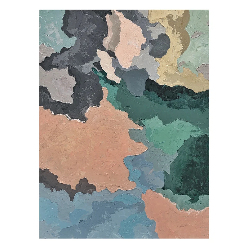 Китайское профессиональное производство, абстрактное искусство, натуральный цветок, живопись, современное настенное искусство