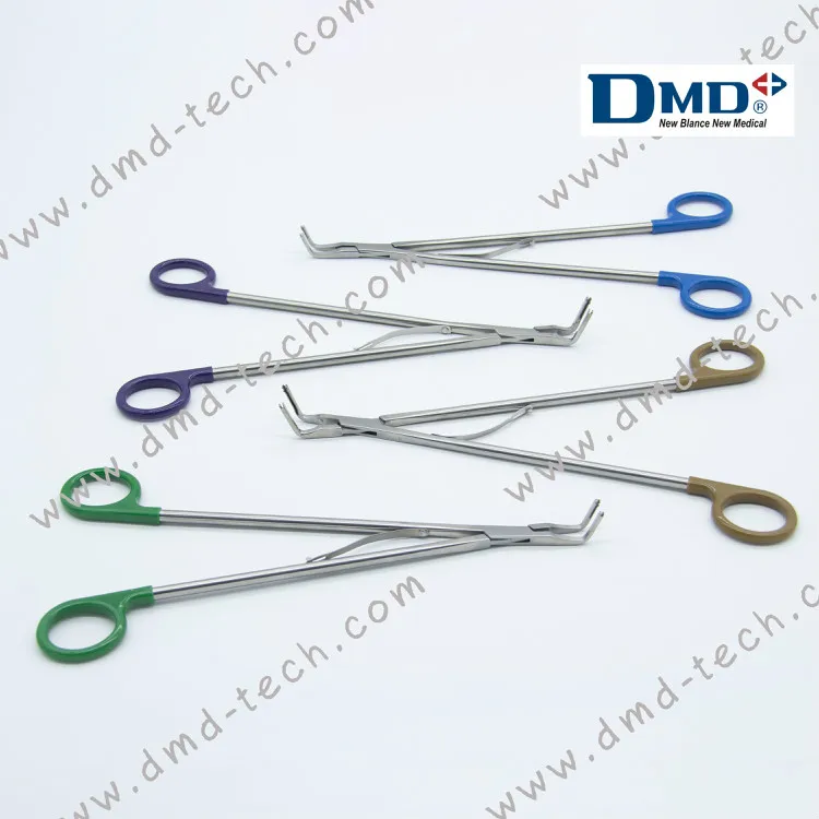 polymer medical reusable abdominal clip applier for open surgery