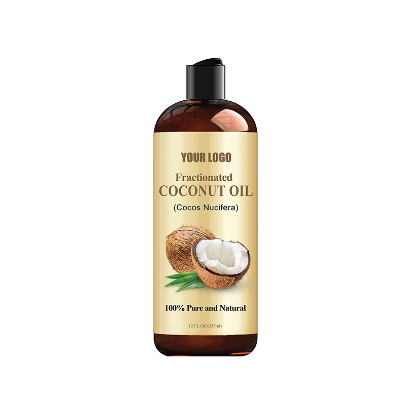 Private Label 100% Pure Coconut Hair Oil Skincare Organic Hair Oil For Hydrating Spa Relax Muscles Hair Oil Body Massage