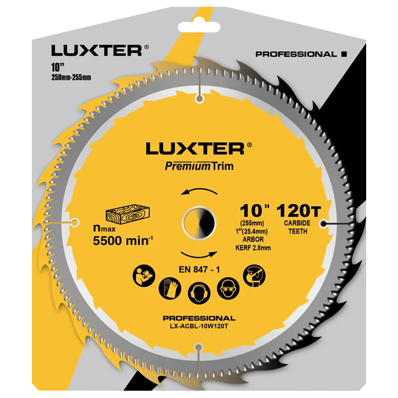 LUXTR 10 inch Saw Blade For Cutting Wood For Mitre Saw&Table Saw