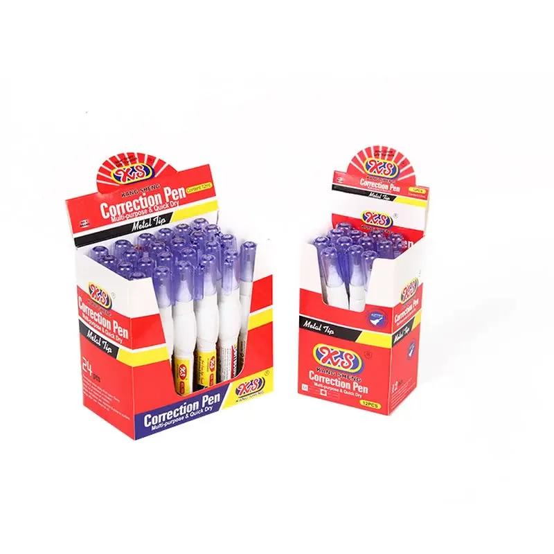 GL OEM Correcteur De Stylo Fluide Blanc Correction Fluid Non-Toxic Quick-Drying Pen Correction Fluid School Supplies