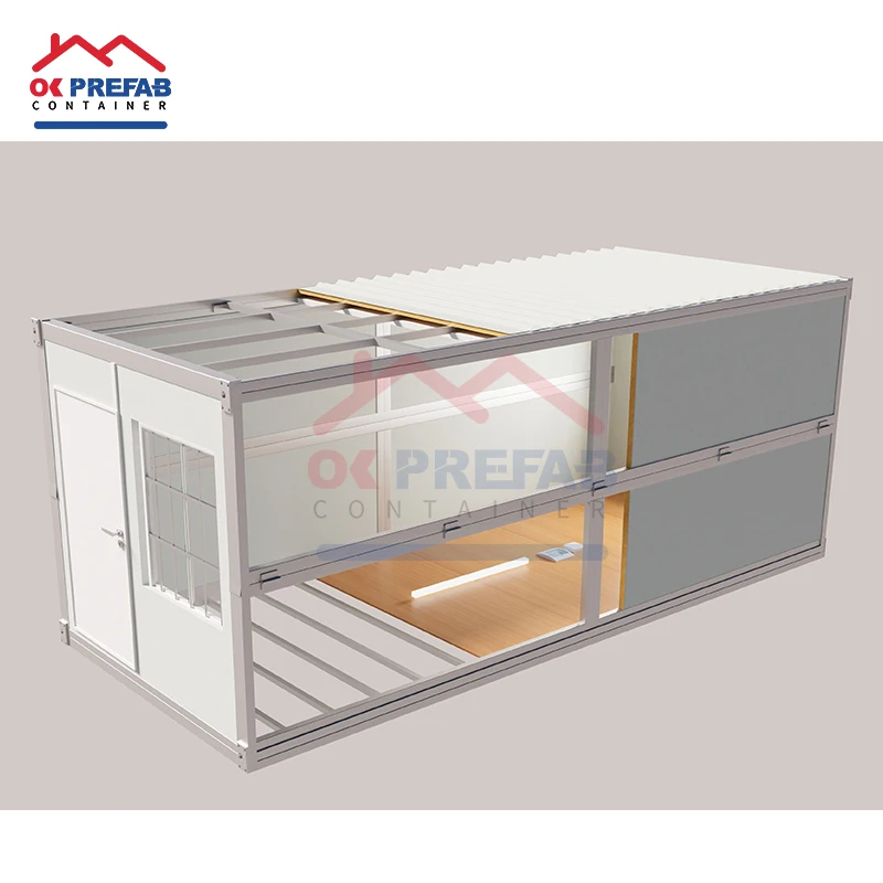 Wholesale New Designs Widely Used Luxury Storage Assemble Price Houses Folding Prefabricated Foldable Container House