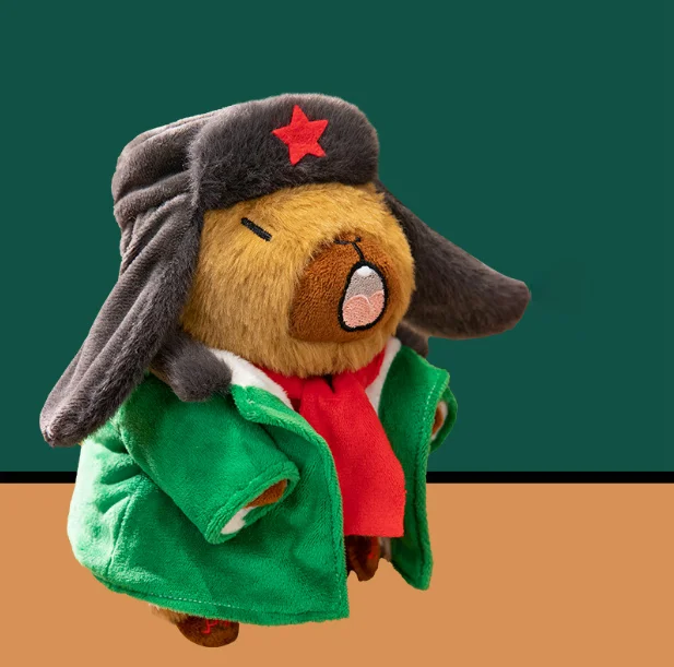 Hot Sale Funny Electric Singing Dancing Capybara Plush Toy Doll Battery Capybara Recording Plush Toy Soft Stuffed Toy