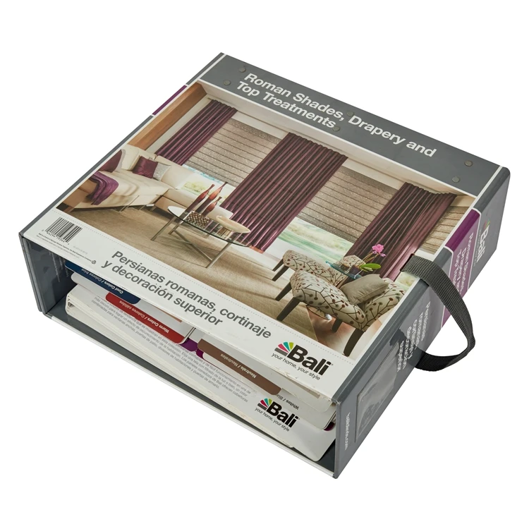 High Quality Best Price Hardcover Swatch Book Printing Rollder Curtain Fabric Catalogue Sample Book