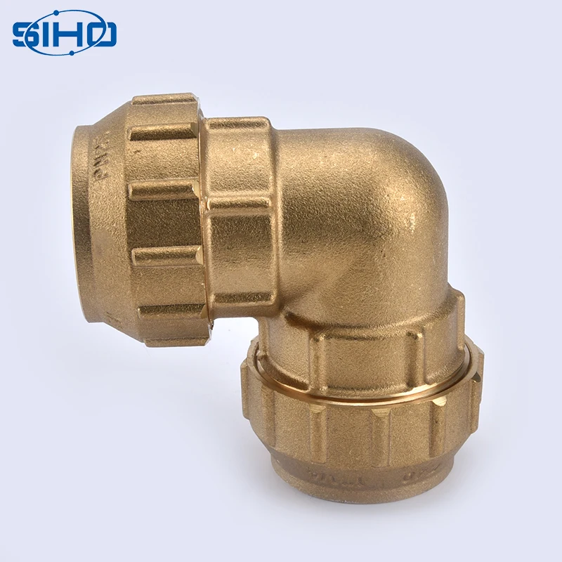 China manufacturer brass elbow compression tube fittings with best quality