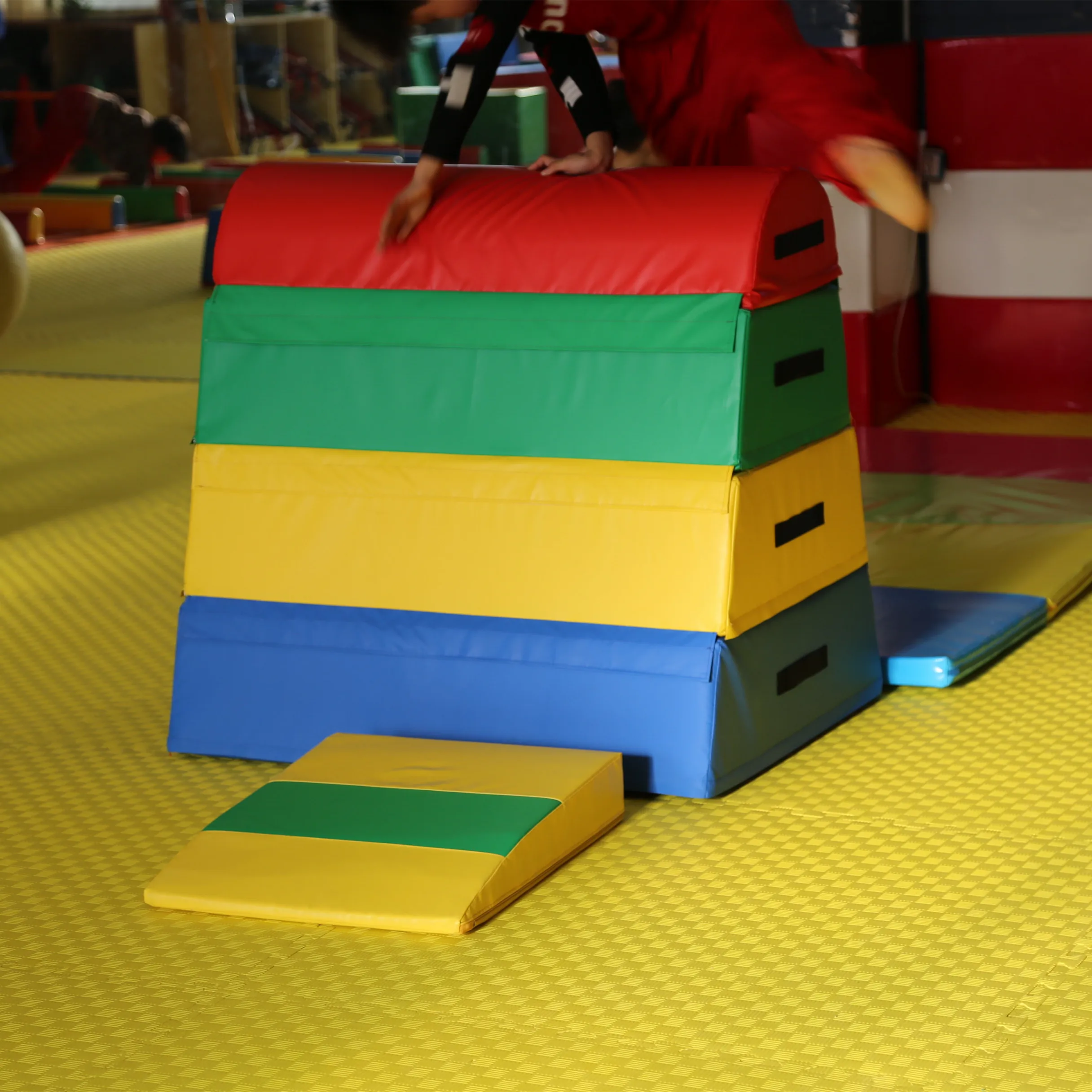 Cheap Vaulting Block kids soft block playing gymnastic mats for training at club