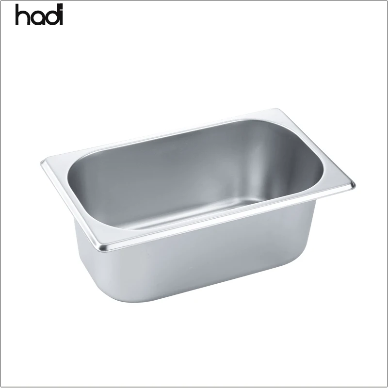 Guangzhou HD Hotel Restaurant Supplies Stainless Steel Gastronorm Buffet Food Container Pan GN Pan