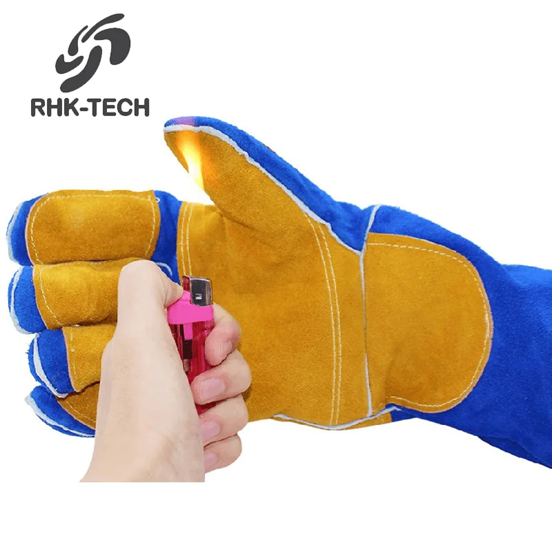 RHK TECH High Temperature Resistant Protective Welding Gloves Safety Work Welding Gloves