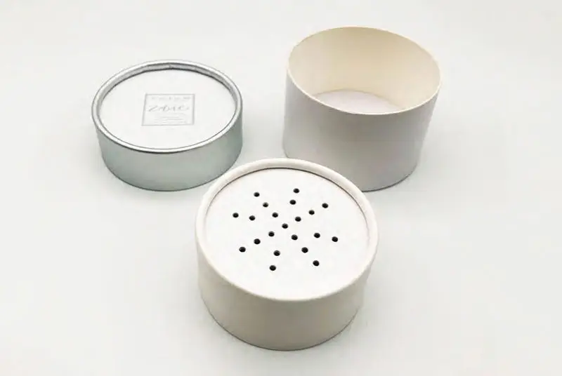 
Custom logo printed cosmetic various paper tube box for cosmetic powder 