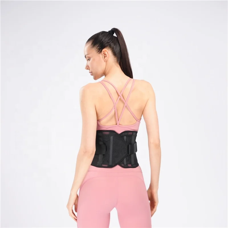 Ready to Ship Adjustable Stocked Lumbar Back Pain Relief Waist Support Belt