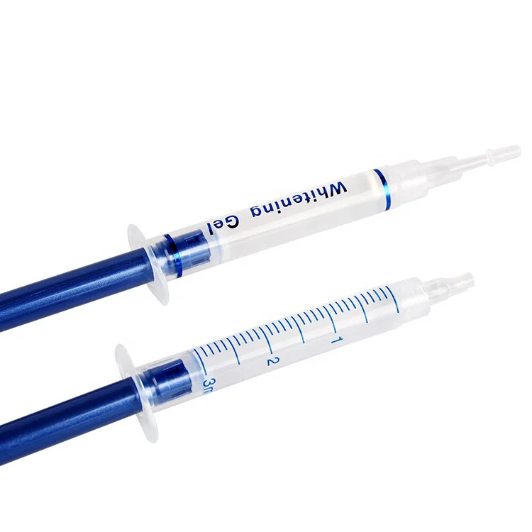 Factory Wholesale 0-35% CP HP Non Peroxide Teeth Whitening Syringe Gel