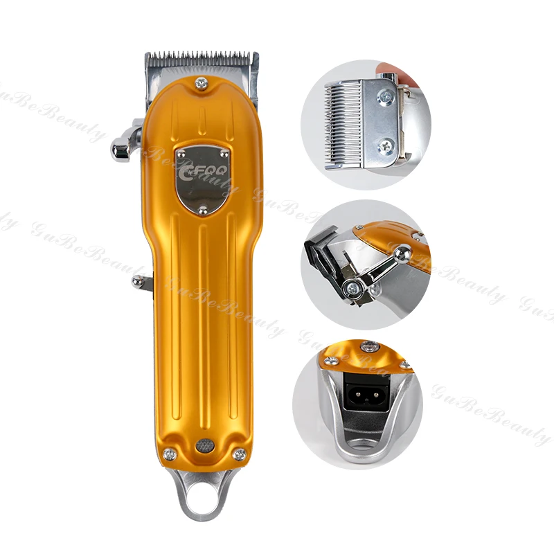 Gubebeauty cordless hair cut machine electric trimmer for men Hair Cutter Electric Trimmer homeuse salon with