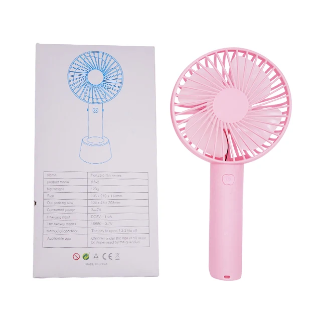 New Arrival 2024 Summer Handheld Cooler Fan Portable Rechargeable Electric Mini Usb Desk Stand Table Air Cooling Fans