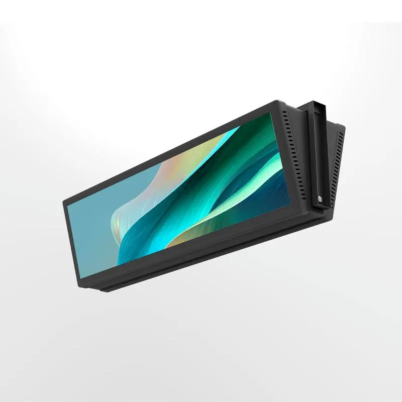 Popular Ultra Thin Digital Display Shopping Mall 23.1inch Restaurant Wall LCD Panel Advertising Display Digital Signage