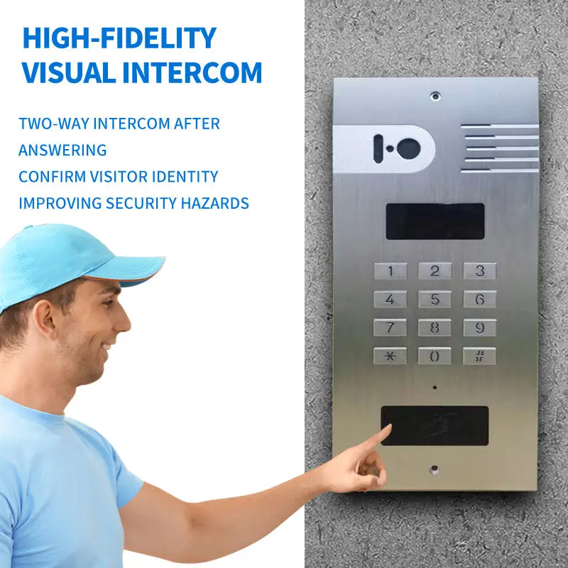 3.5 inch tft lcd monitor Smart Phone Multi Building Video Intercom System Multi Apartment Video Door Phone Intercom System SIP