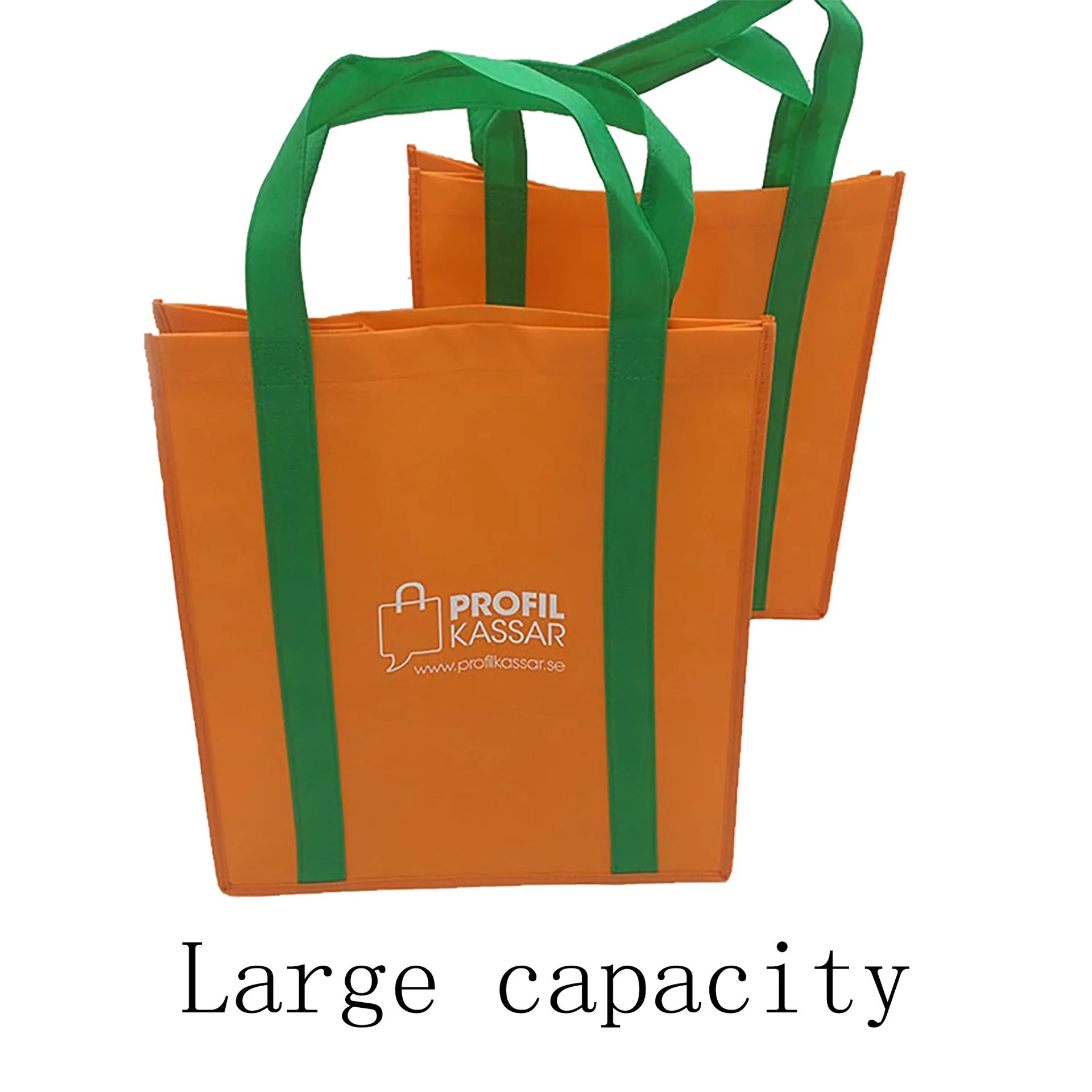 Custom Logo Printed Large Non-woven Bag Promotional Reusable Grocery Totes Bag Gift Heavy Duty PP Non Woven Shopping Bag