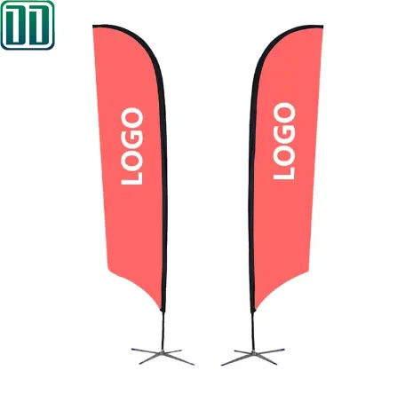 Advertising Flying Wind Custom Printing Feather Flag Banner For Outdoor Promotion