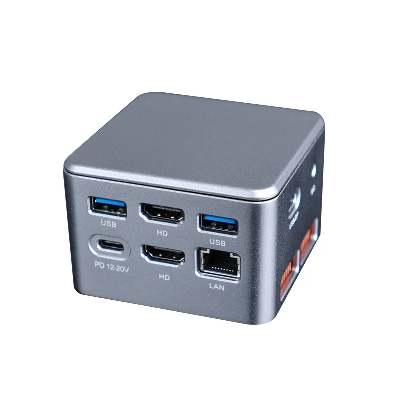 Zunsia N95 N100 N300 Mini Desktop Linux NUC PC Portable 2*HD-MI 4*USB3.0 WIFI TPM2.0 16GB Video Memory Intel New Home Gaming SSD