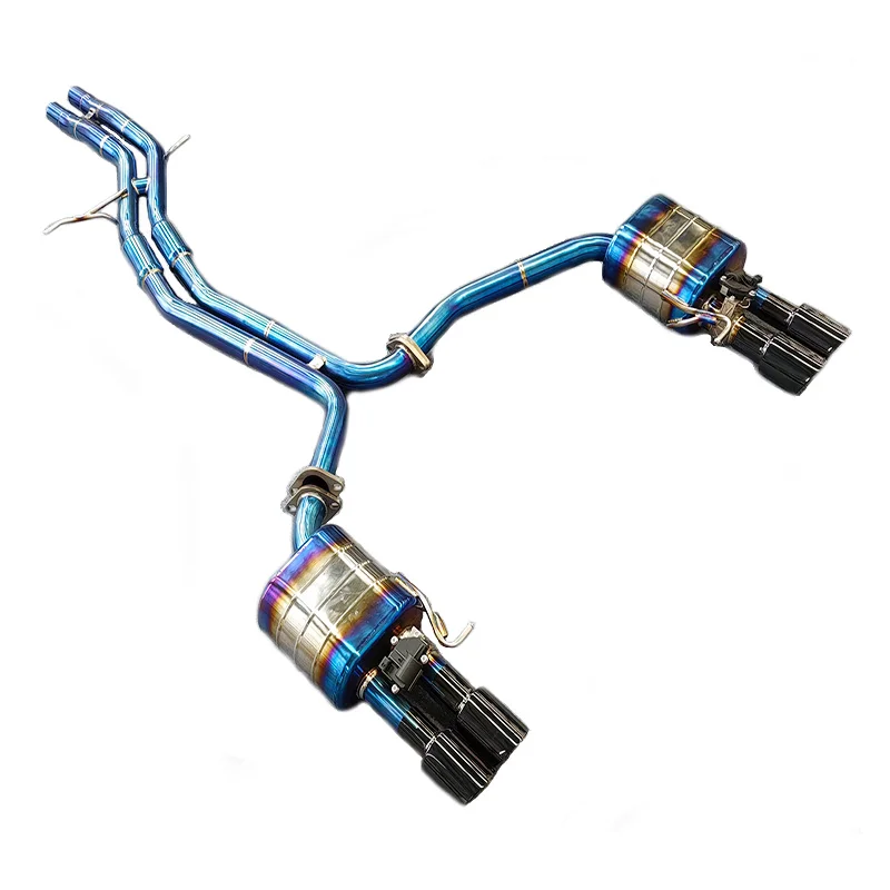 OEM титановая выхлопная система Catback для Audi S4/s5 B9 3 0 t 2019-2023 выхлопной трубы с электронным клапаном