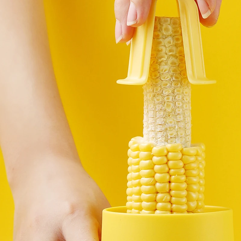 Corn Stripper Household Corn Thresher Stainless Steel Peeling Machine 4 in 1 Corn Shucker Tool