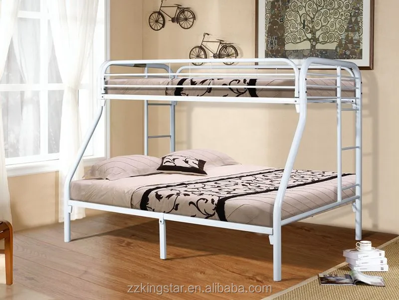 American Standard Triple Sleeper Double Bunk Bed Children Kids Adults Bunk Bed Wholesale with Stairs