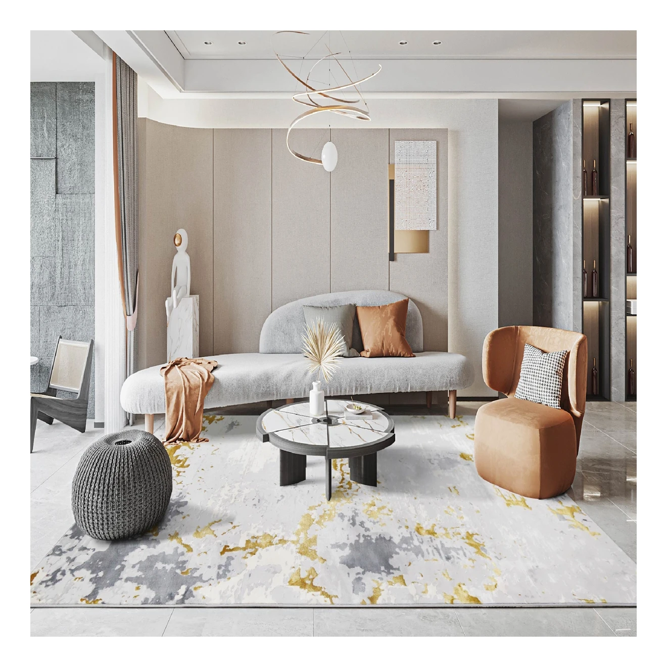 European style jacquard floor carpet modern carpet living room carpet living room rugs