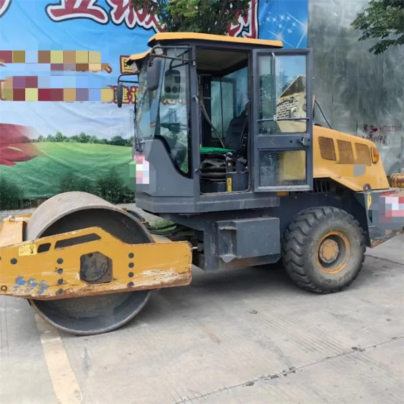 2020 CHINA MACHINERY MINI USED ROAD ROLLER  6 TON USED COMPACTOR VIBRATING SINGLE DRUM USED ROLLER