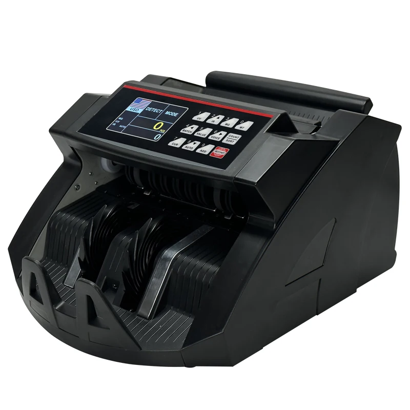 2108T2 National Flag Cheap Bill Counter Machine UV/MG Money Counting Machine Banknote Counter Cash Counting Machine For USD/EURO
