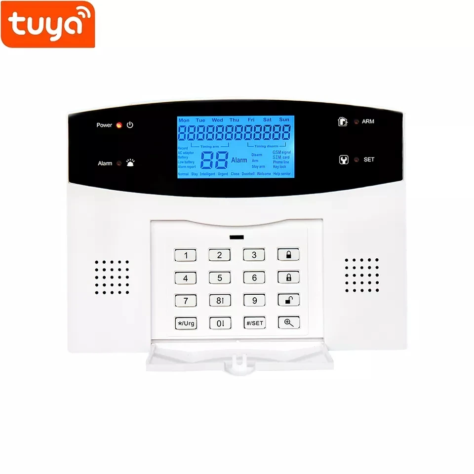 2022 Upgrade version Tuya  GSM  WIFI Intelligent burglar alarm system powered by tuya