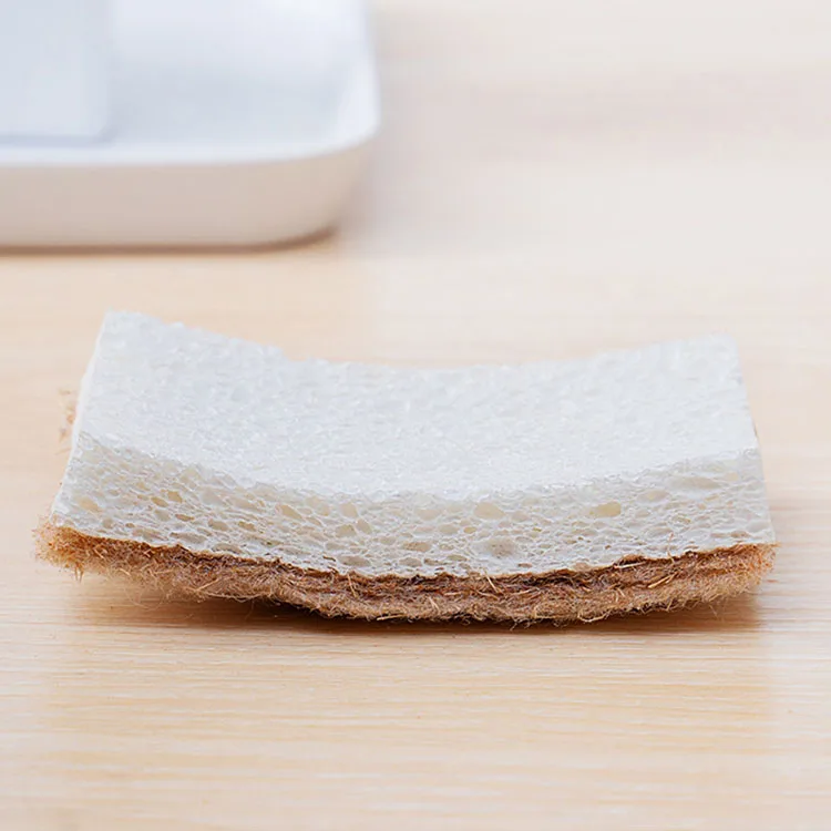 Biodegradable Dish Washing Cellulose Sisal Fibre Sponge Wood Pulp Cleaning Pad
