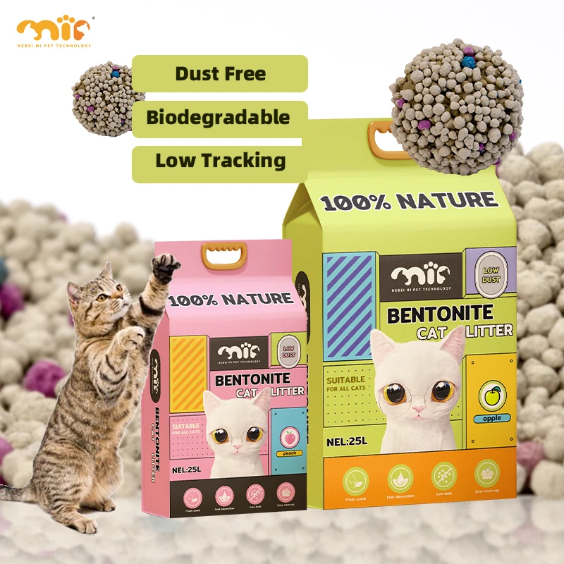 Factory Direct Sale Catlitter Kitty Litter Premium Activated Carbon Clumping Bentonite Cat Sand
