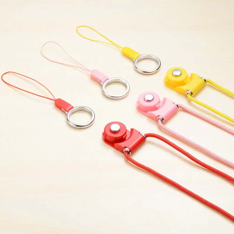 Cover Holder Crossbody Shoulder Hanging Cord Neck Polyester Lanyard Rope No Beads Mobile Cell Detachable Case Phone Neck Straps