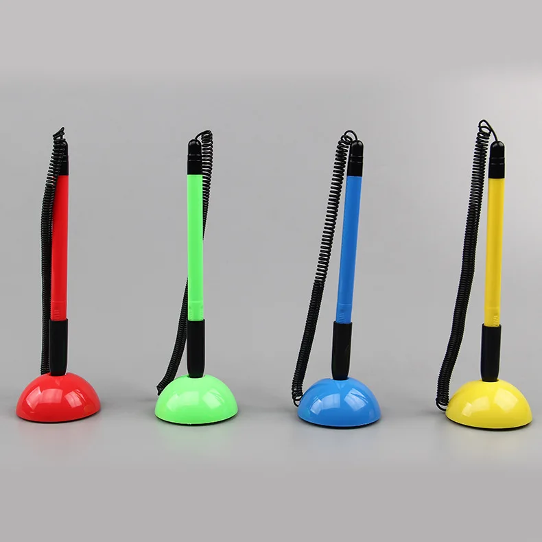 Hanging rope plastic desktop sticky table neutral pen plug printable smiling face customized logo wholesale