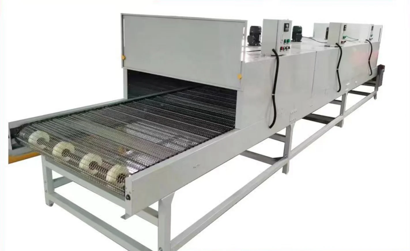 Automatic Continuous Infrared Hot Air Tunnel Furnace Conveyor Belt Drying for Curing for Tunnels