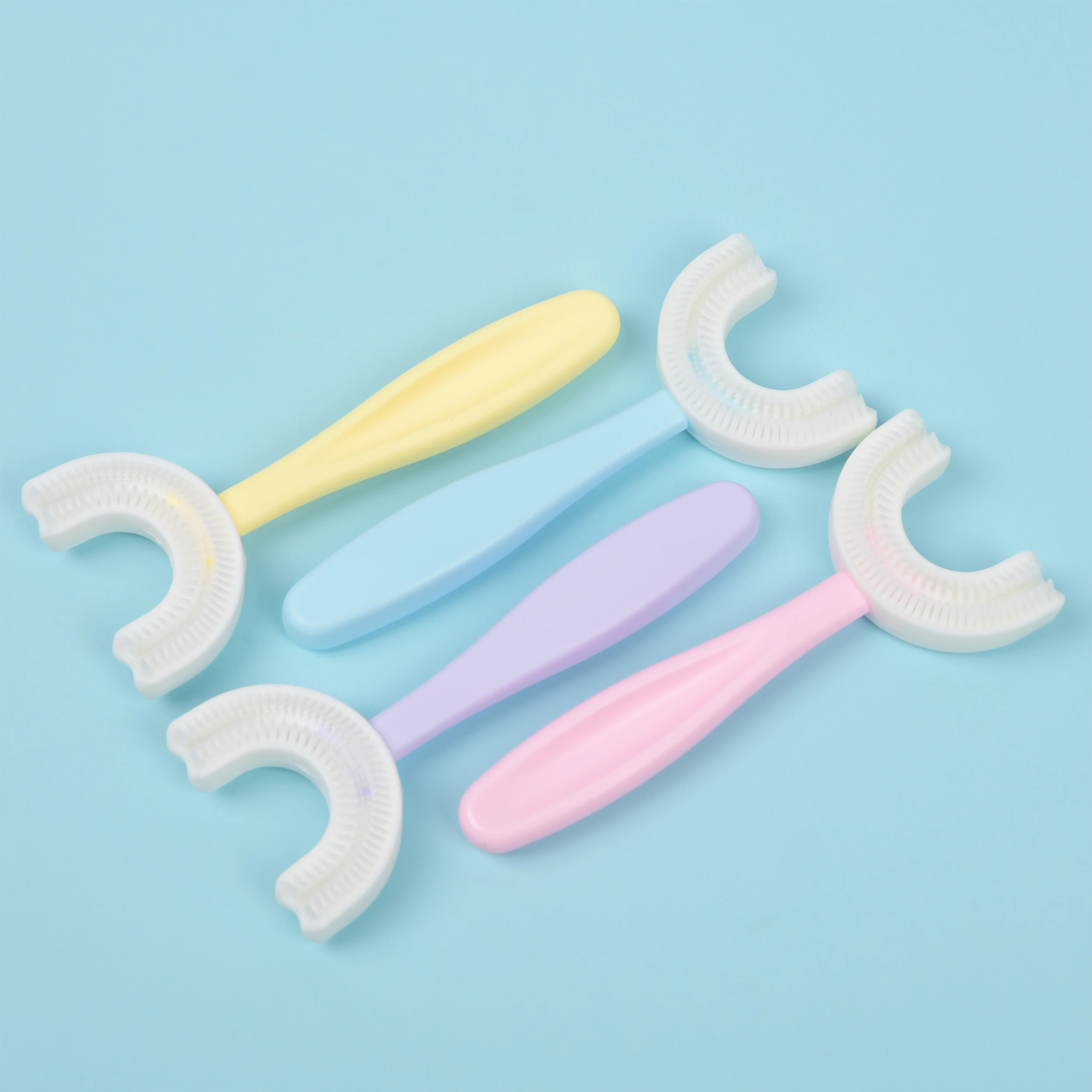 Smile Luna 7003 U Shape Baby Toothbrush High Quality 360 Nano Kid Tooth Brush
